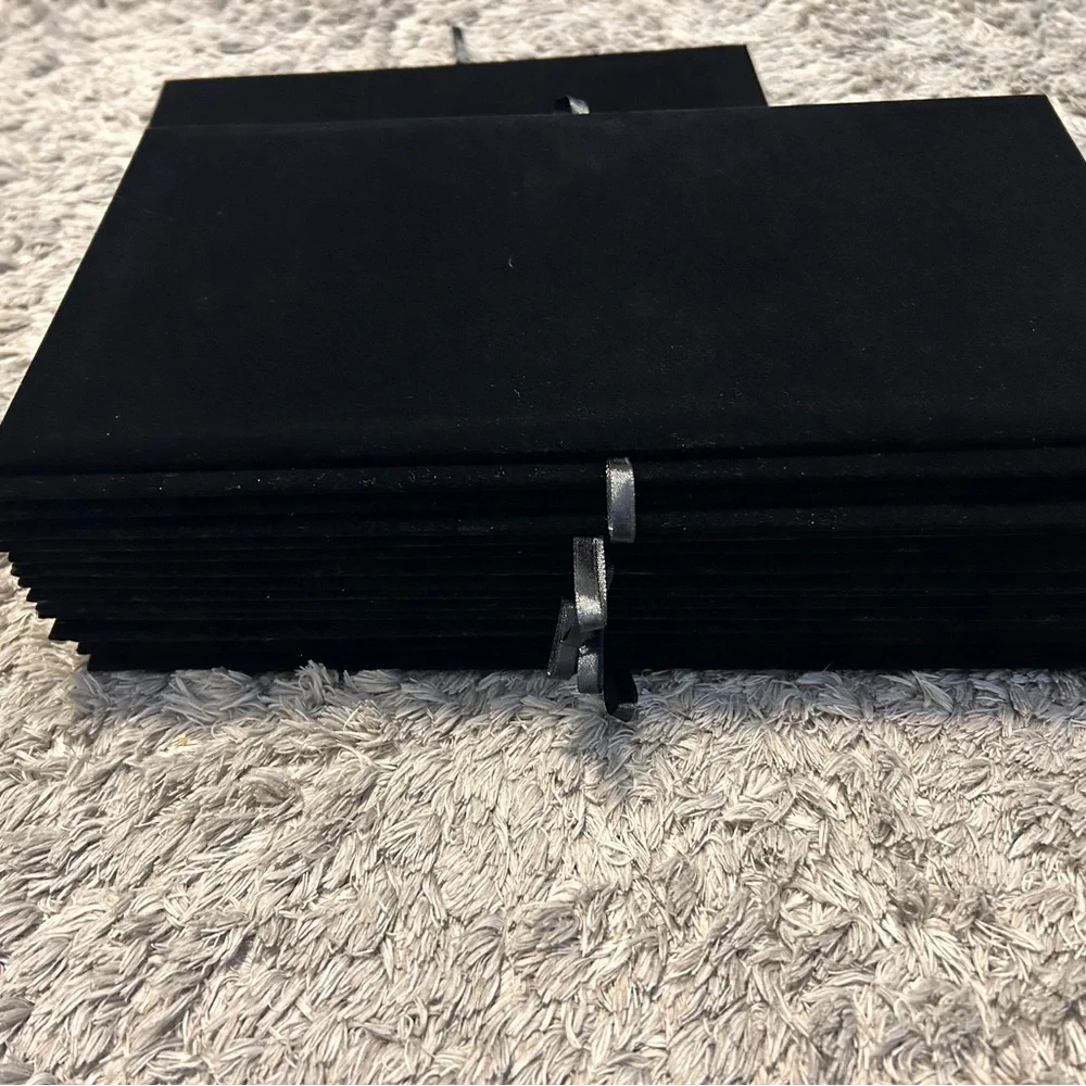 Black Velvet Jewelry Box Drawer Liners Storage 36 total **Price Is Per 1 Insert.